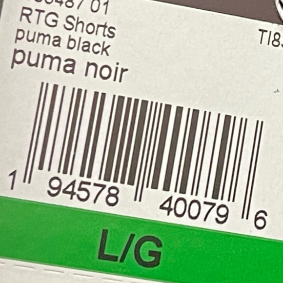 NWT 2 Piece Black Puma Hoodie XLG Shorts Pockets LG Gift Ready Active Wear - Picture 14 of 14